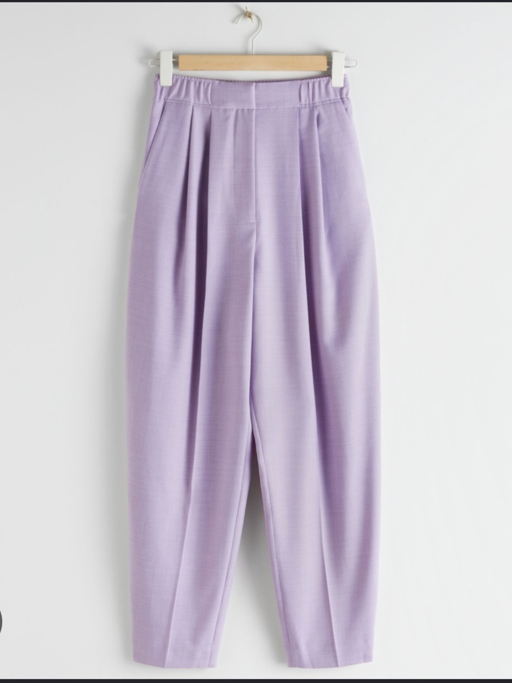 & OTHER STORIES Tailored Wool Blend Pleat Trousers